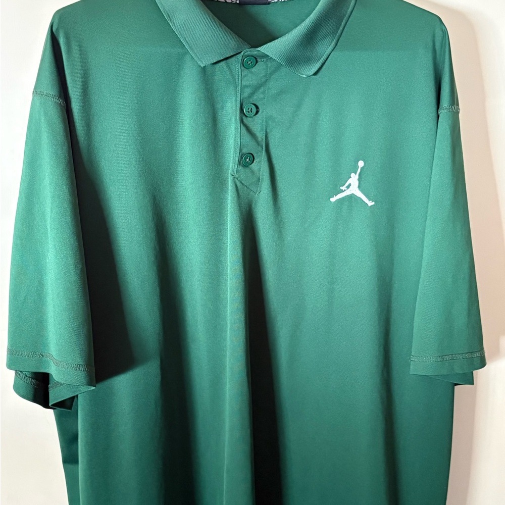Men's Jordan Forest Green 4 XLT Polo Shirt